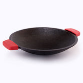 Forza Cast-iron Appachetty | 20cm | Made from Heavy-duty Cast-iron | For Appams, Dosas, Rotis | Naturally Non-stick | Uniform Heating, Slow Cooking | Chemical-free | Lifetime Warranty