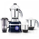 Cube 1000W Mixer Grinder, 4 Jars with Flow Breakers, Special Coarse Blade for Silbatta-style Khada Masala Grinding, Ideal for Grinding, Blending Chutney, Idli/Dosa Batter, 2-Yr Warranty