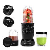 Nutri-blend Photon 500W Mixer Grinder, 22000 RPM Motor, Smoothie Maker, Masala Grinder, Chutney Blender, 3 Unbreakable Jars, Recipe Book by Chef Sanjeev Kapoor, 2 Yr Warranty, Black