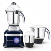 Cube 1000W Mixer Grinder, 3 Jars with Flow Breakers, Special Coarse Blade for Silbatta-style Khada Masala Grinding, Ideal for Grinding, Blending Chutney, Idli/Dosa Batter, 2-Yr Warranty
