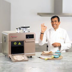 Roti Magic, Fully Automatic Electric Roti Maker Machine for Homemade Hot Fresh Rotis, Dough Kneading, Rolling and Baking, Easy to Use, 12+ rotis in 15 mins, 2-Yr Warranty