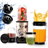 Nutri-blend 500W Mixer Grinder, 22000 RPM Motor, Smoothie Maker, Masala Grinder, Chutney Blender, 4 Unbreakable Jars, Recipe Book by Chef Sanjeev Kapoor, 2 Yr Warranty, Champagne