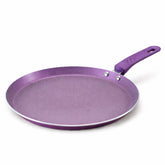 Aluminium Orchid Dosa Tawa, Purple, 2 Years