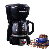 Onyx Brew Coffee Maker | Drip Coffee | 6 Cups Coffee | 750 ml Borosilicate Glass Carafe with Hot Plate | Anti Drip| Auto Shut Off | Reusable Conical Filter | 600W | 2 Year Warranty