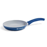 Natura Ceramic Fry Pan for Cooking, 20cm, 1.2L, Non-toxic Chemical-free Coating, PFOA/PFAS-Free, For Kitchen, Scratch-resistant, Gas & Induction Compatible, 2-Yr Warranty, Teal Blue