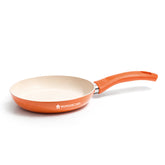 Natura Ceramic Fry Pan for Cooking, 20cm, 1.2L, Non-toxic Chemical-free Coating, PFOA/PFAS-Free, For Kitchen, Scratch-resistant, Gas & Induction Compatible, 2-Yr Warranty, Peach