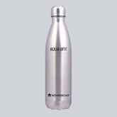 Aqua-Bot, 500ml, Double Wall Stainless Steel Vacuum Insulated Hot and Cold Flask, Spill & Leak Proof, Silver, 2 Years Warranty