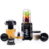 Nutri-blend Smart CKM Automatic Mixer Grinder with Dual Pulse Function | 22000 RPM | 100% Full Copper Motor | 2 Unbreakable Jars | 500 W | 2 Years Warranty | Free Recipe book by Chef Sanjeev Kapoor | Black