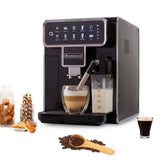 Regenta Fully Automatic Coffee Maker with Auto Frother | Bean to Cup| Digital Display for Custom Controls | Espresso, Americano, Cappuccino, Latte, Macchiato | Built-In Milk Container |19 Bar High Pressure | 2 Year Warranty