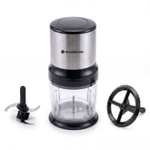 Inox Kitchen Vegetable Chopper, 350W Motor, Chopping/Mincing/Pureeing, Whisk Attachment for Whipping/Beating, Pulse Function for Coarse Chopping, Sharp Stainless-steel Blades, 2-Yr Warranty