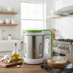 Soup Maker 1L, 800W, Green and Silver, Easy to use,