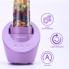 Magneto Blender | Smoothie & Juice Maker | World's Safest with Magnetic Induction Tech | Variable Speed | Automatic with 60-sec auto-stop | Portable with Sipper Jar | 2-Year Warranty