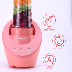Magneto Blender | Smoothie & Juice Maker | World's Safest with Magnetic Induction Tech | Variable Speed | Automatic with 60-sec auto-stop | Portable with Sipper Jar | 2-Year Warranty