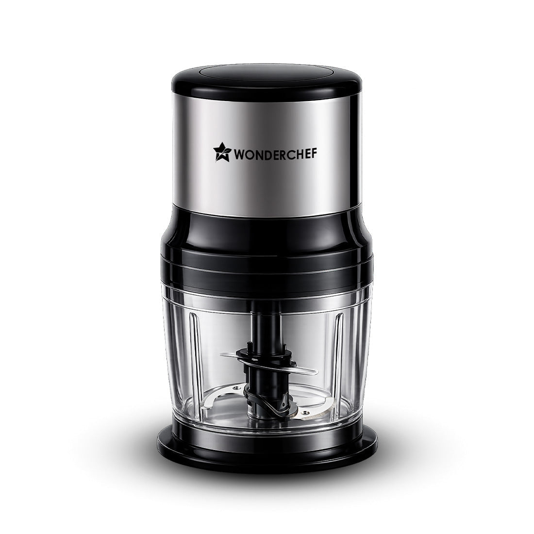 Inox Kitchen Vegetable Chopper, 350W Motor, Chopping/Mincing/Pureeing, Whisk Attachment for Whipping/Beating, Pulse Function for Coarse Chopping, Sharp Stainless-steel Blades, 2-Yr Warranty