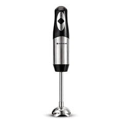 Inox Stainless-steel Hand Blender for Kitchen, 300W Motor, Blend Soups, Vegetables, Baby Food, Buttermilk, Single Push Operation, Sharp Stainless-steel Detachable Blades, 2-Yr Warranty