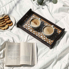 Casablanca Ornamental Tile Glass Tray -Small