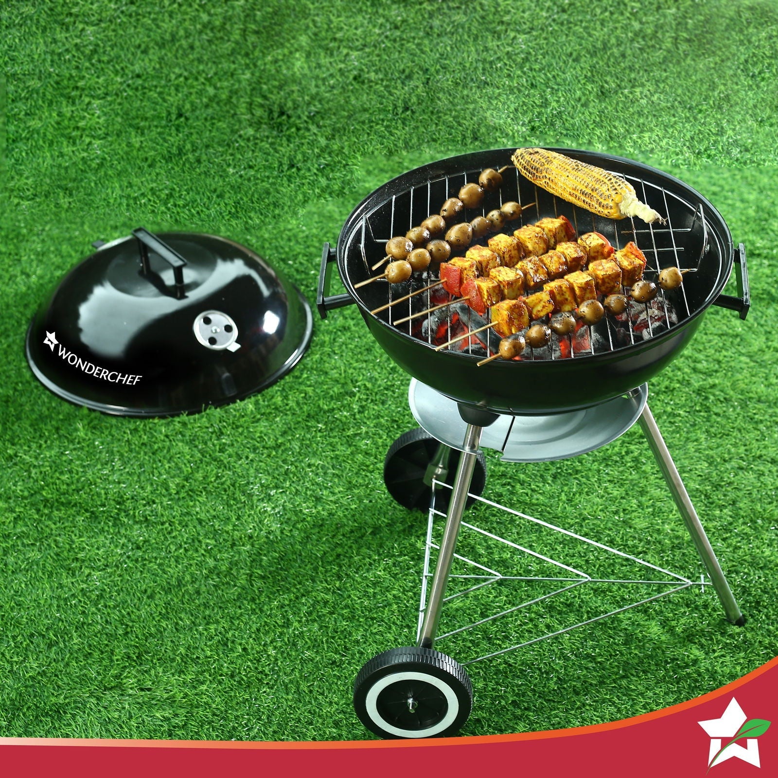Charcoal Barbeque, BBQ Charcoal Grill, Outdoor Grilling, 1 Year Warranty