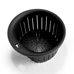 Chef Magic Strainer Basket | Use for Straining, Steaming | Made from Food-grade Material | Black