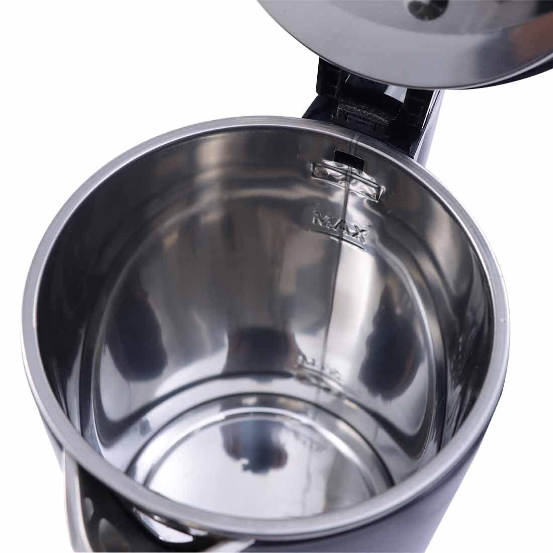 Cool-Touch Electric Kettle | 1.8L Capacity | 1300W | Double Walled Stainless Steel | Auto Shut-Off | Black | 1 Year Warranty