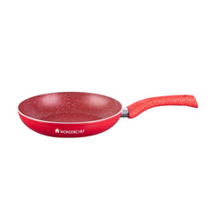 Granite 24 cm Non-Stick Fry Pan | 1.8 L | Red | 5 Layer PFOA Free Non-stick Coating | Compatible on Hot Plate, Hobs, Gas Stove, Ceramic Plate and Induction cooktop | 2 Years Warranty