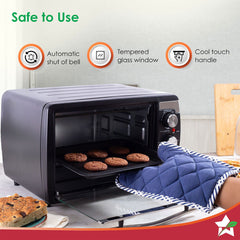 Oven Toaster Griller (OTG) | 21 Litres | Auto-Shut Off | Heat Resistant Tempered Glass | LED Lighting | Multi-Stage Heat Selection | 1400 W | Bake | Grill | Roast | Easy to Clean | 2 Years Warranty