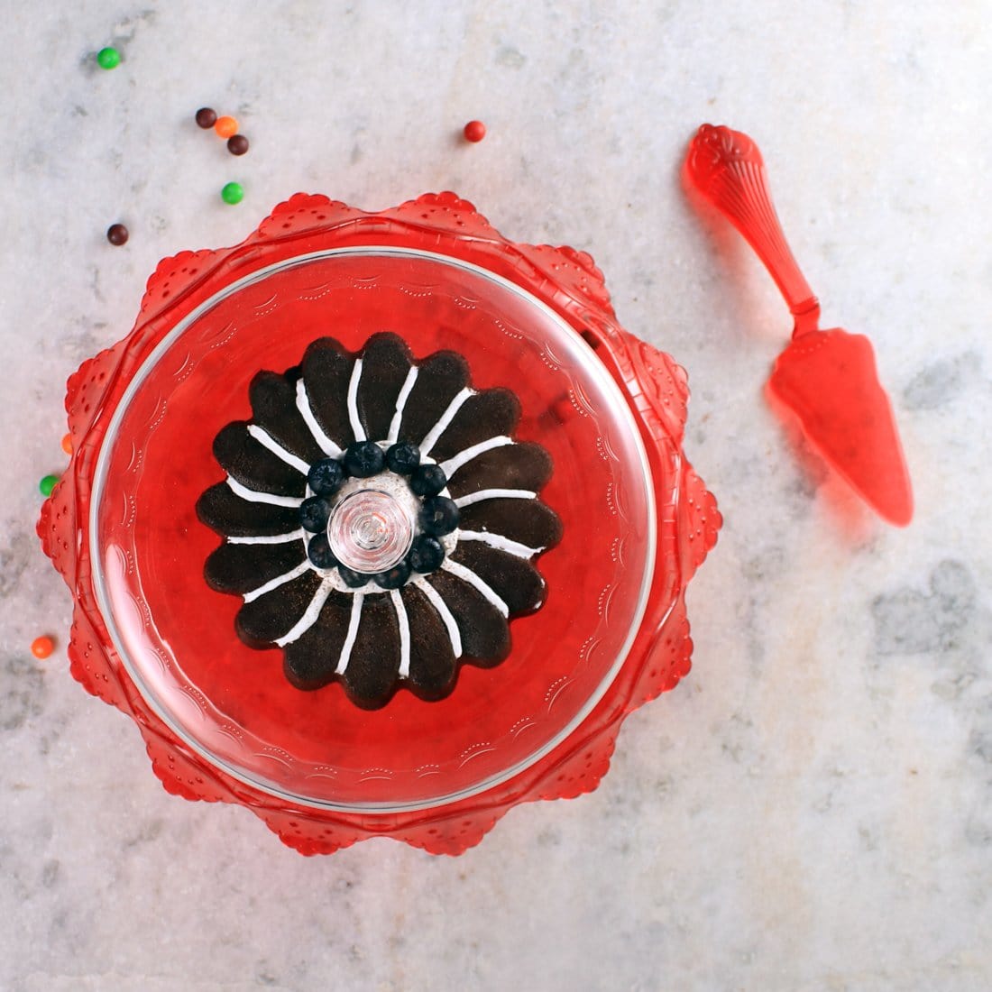 Pavoni Madame Silicone Spatula, Red