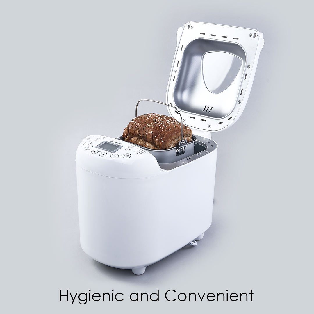 Regalia Fully Automatic Atta Kneader, Bread Maker, Dough Maker & Machine| With 19 Pre-set Menu| 550 Wattage| Chapati, Roti, Atta, Fresh Dough, Homemade Bread | Adjustable Crust Control| 3 Loaf Sizes| Dough Upto 1KG| Removable Bake Pan| 1 Year Warranty