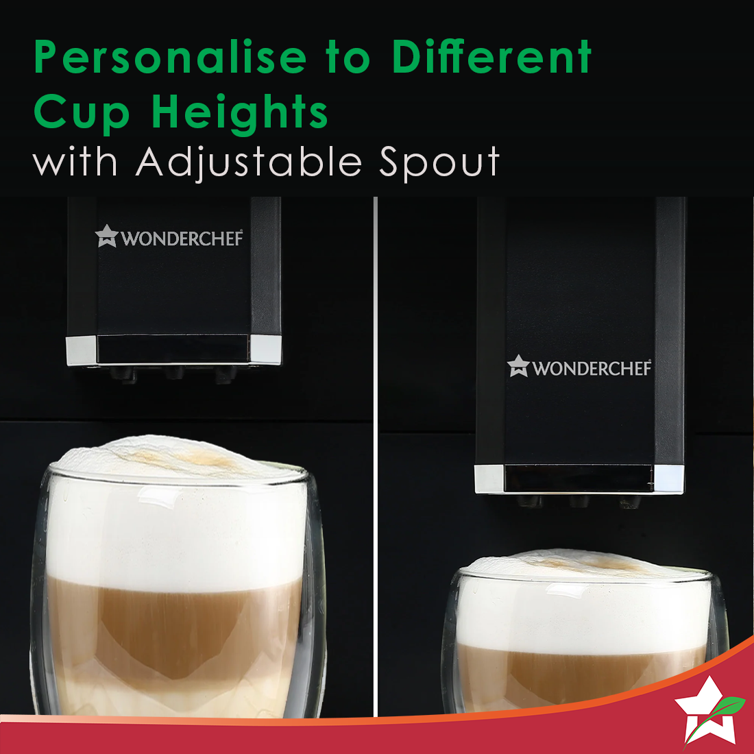 Regalia 19 Bar Fully Automatic Coffee Maker | Bean to Cup| 7 Inch Display for Custom Controls | Espresso, Americano, Cappuccino, Latte, Macchiato | 2 Year Warranty