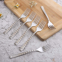Roma Dinner Fork - Laser Etching - Set of 6 pcs