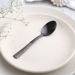 Roma Tea Spoon - Black - Set of 6pcs