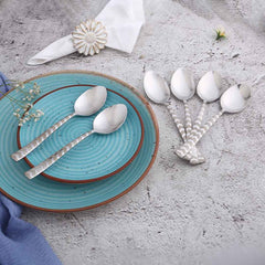 Roma Tea Spoon - Laser Etching - Set of 6 Pcs