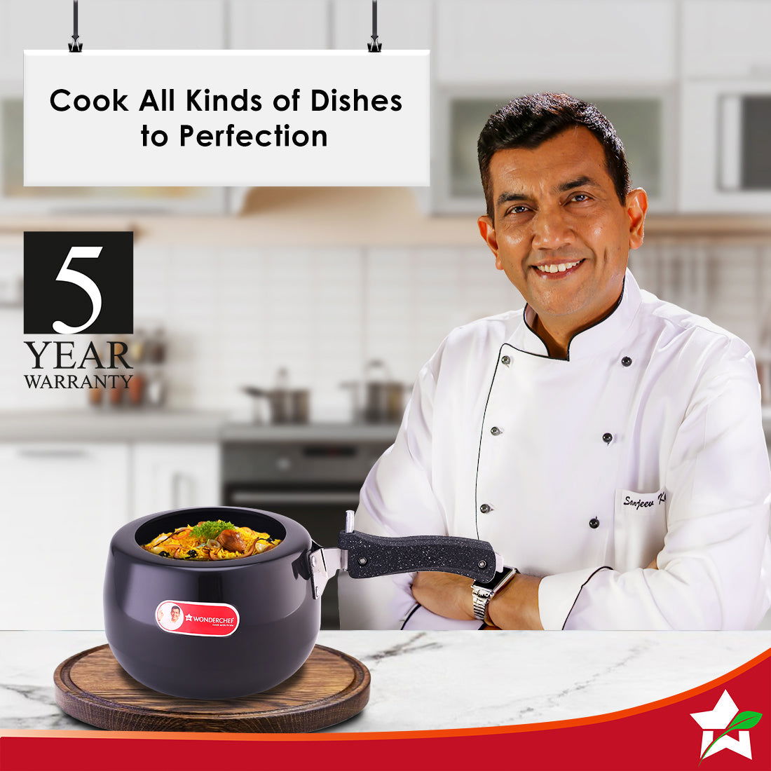 Taurus Hard Anodized 3L Inner Lid Pressure Cooker | Soft Touch Handles for Durability Induction Friendly | Black