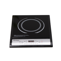Torino Induction Cooktop with 11 Pre-set Cooking Menus|2000 Watt Induction Cooktop| Eco-friendly IGBT Technology|Crystal Glass Top Surface| LCD Digital Panel | Smart Touch Buttons|Compact & Portable Induction Cooktop| 2 Year Warranty
