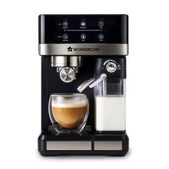 Regalia Automatic 20 Bar Coffee Maker with Auto Frother | Espresso, Cappuccino, Latte, Mocha | Built-in Milk container | 2 Thermostats |1.8L Water Tank|1200W | 2 Year Warranty
