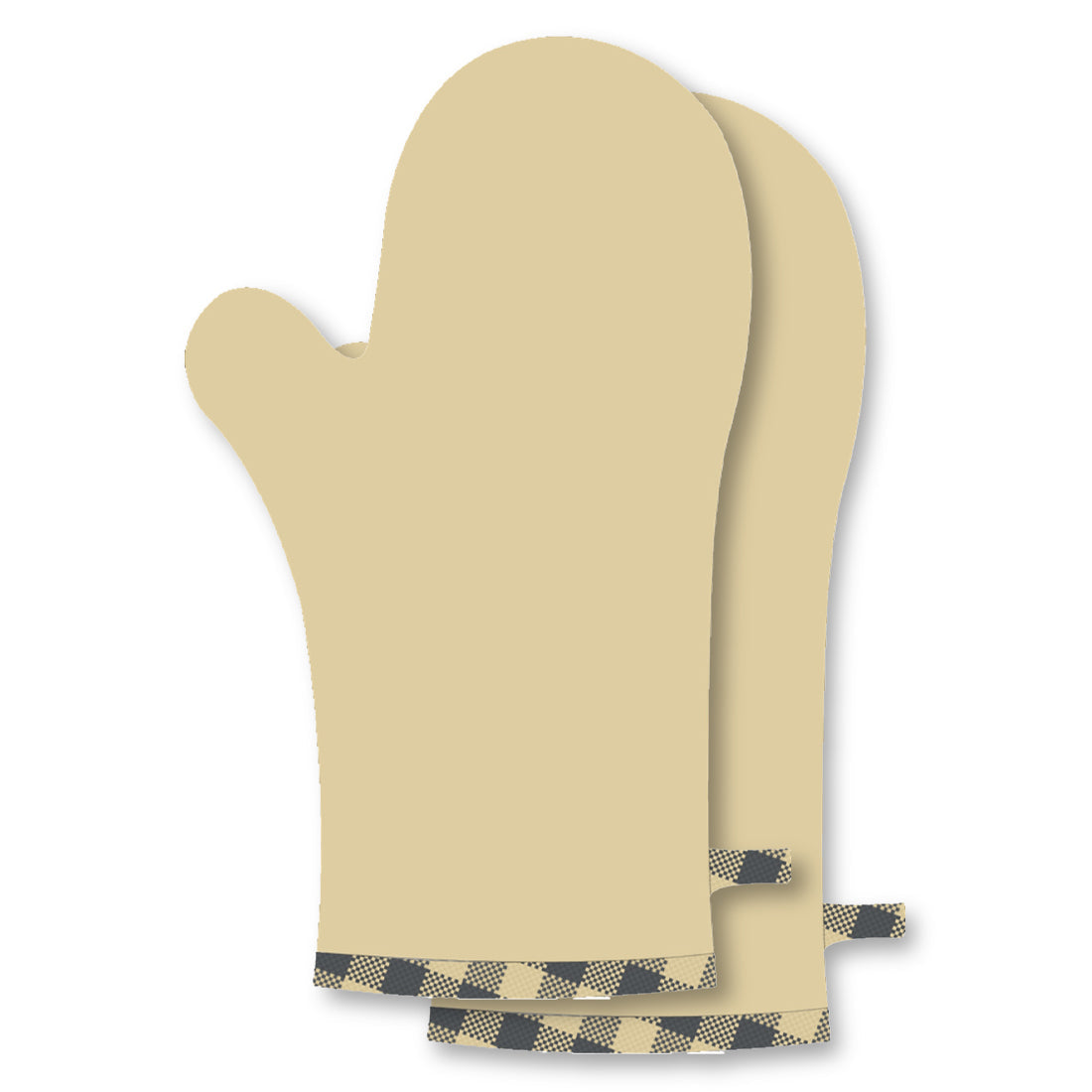 Fabric Waterstone Oven Mitt, Beige