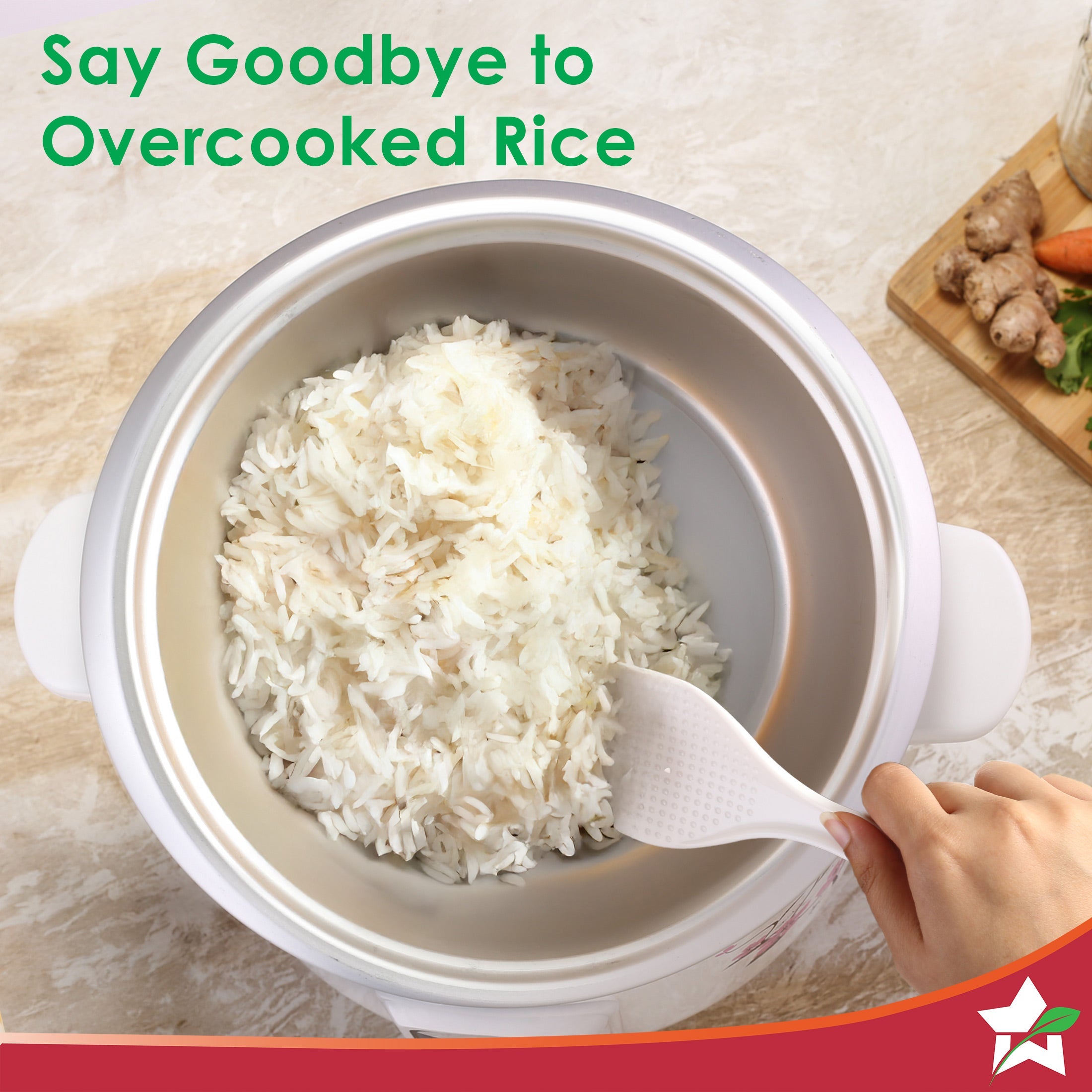 Regalia Electric Rice Cooker | 1.8 L, 700W | Non-stick Bowl Serves 4-6 | Keep Warm Function | Uniform Cooking | Steam Veggies, Make Pulao, Khichdi, Momos | 2-Year Warranty
