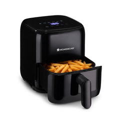 Evita Air Fryer for Kitchen 2 L 1000W, Rapid Hot Air Technology, Adjustable Temperature and Time, Make Crispy Snacks and Desserts, Free Access to Recipe Book with 120 Recipes, 2-Yr Warranty